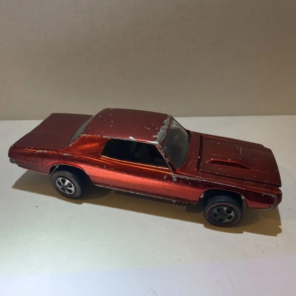 Vintage Hot Wheels Redline CANDY RED Custom T-Bird US NO BLACK ROOF NBR - ALL OG